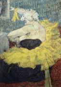 Henri  Toulouse-Lautrec The Clowness Cha-u-Kao china oil painting artist